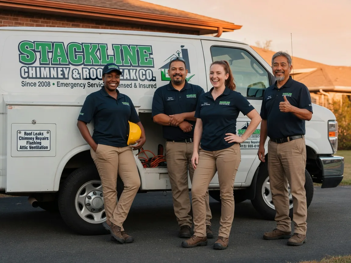 Chimney flashing repair company in Redwood City, CA